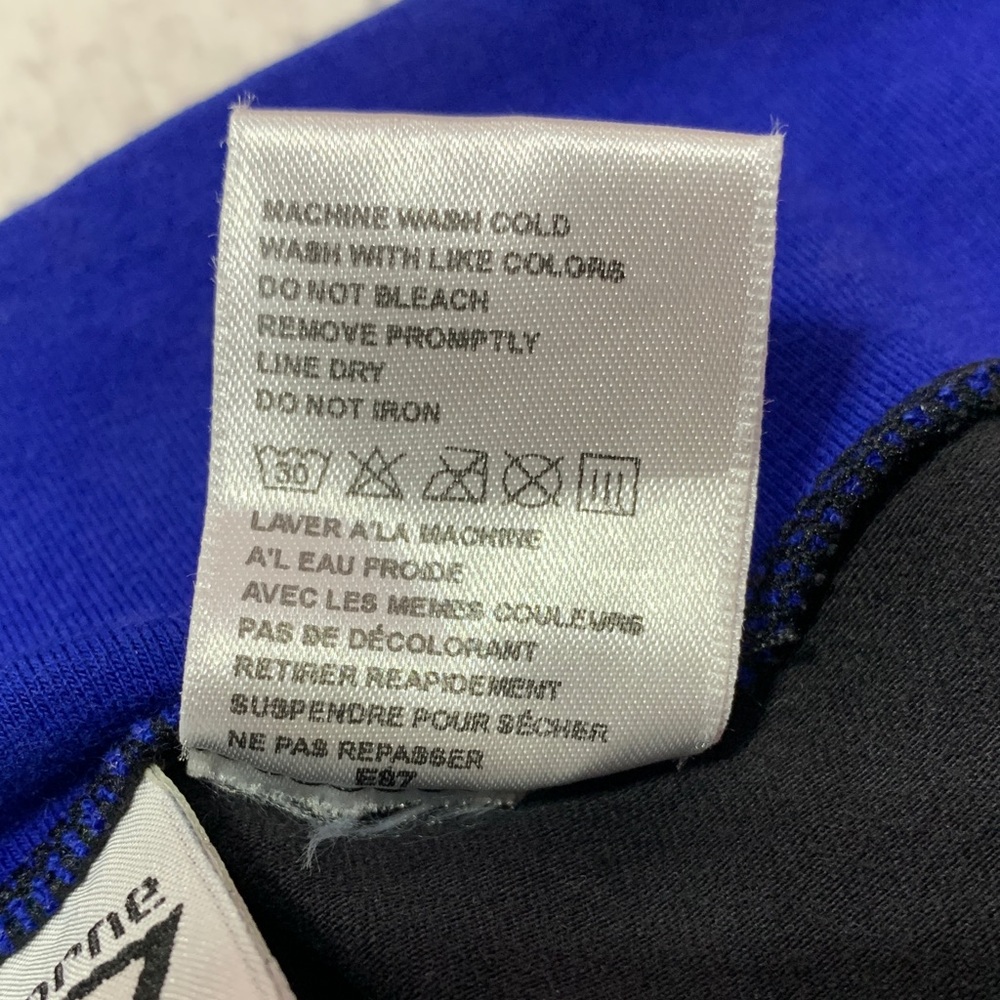 VTG Liz Claiborne Colorblock Cropped Zip-Up Top S - Picture 7 of 10